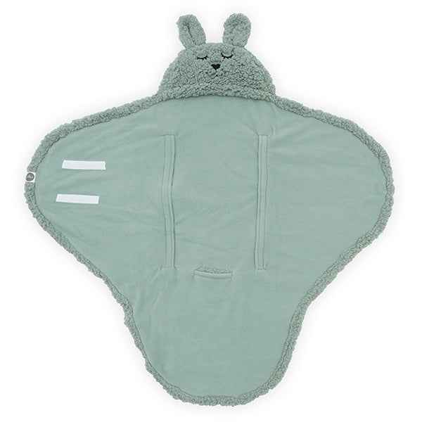 Jollein wikkeldeken Bunny Ash green