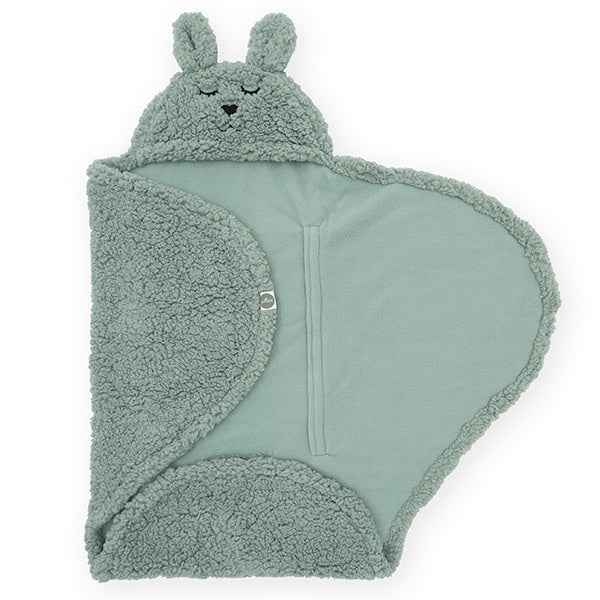 Jollein wikkeldeken Bunny Ash green