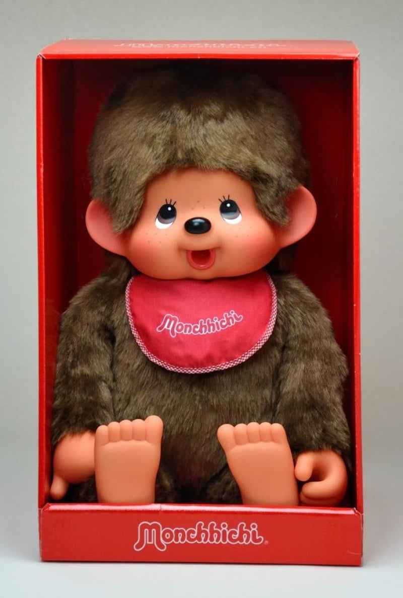 Monchhichi | Jongen Met Slab Rood 80cm