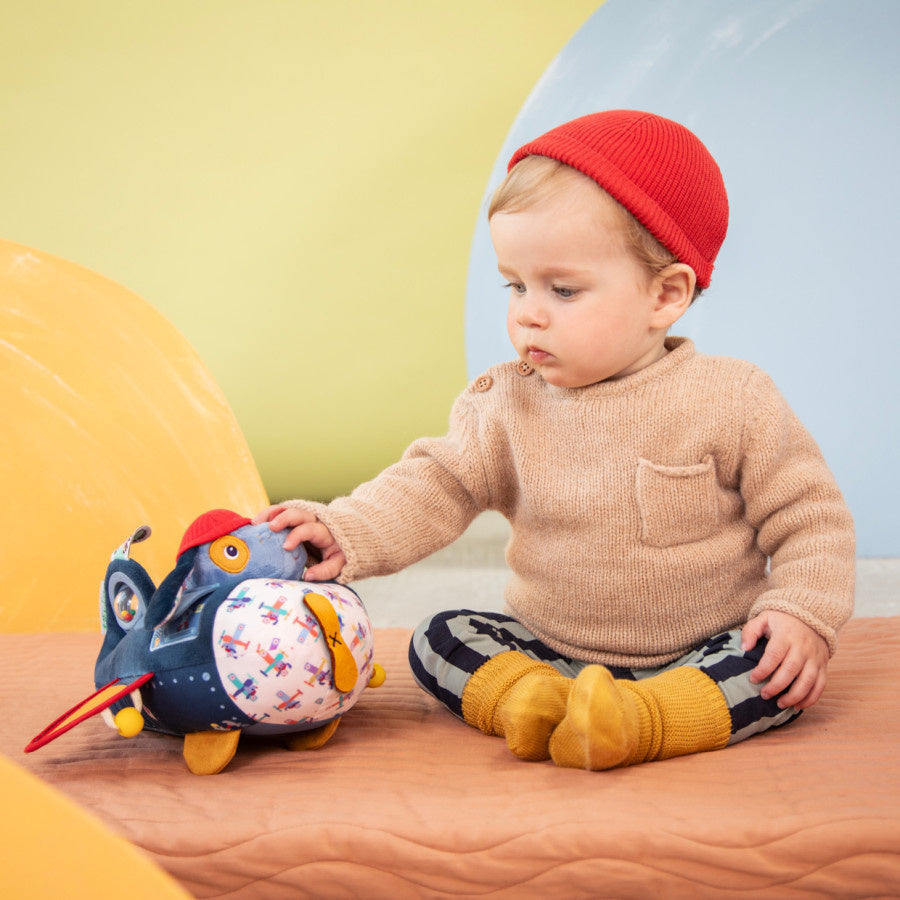 Lilliputiens | Jules de Hond Baby Vliegtuig Activiteiten Speelgoed