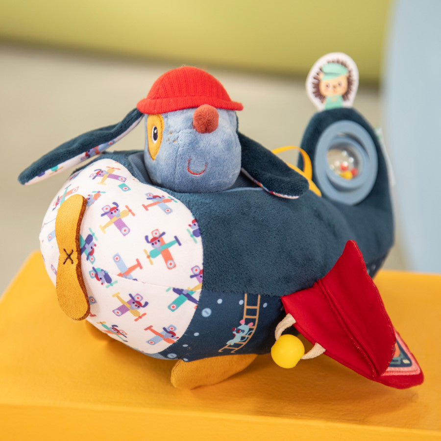 Lilliputiens | Jules de Hond Baby Vliegtuig Activiteiten Speelgoed