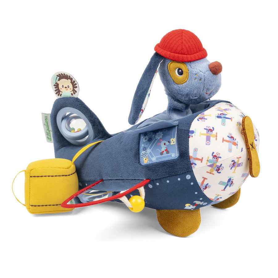 Lilliputiens | Jules the Dog Baby Airplane Activity Toy