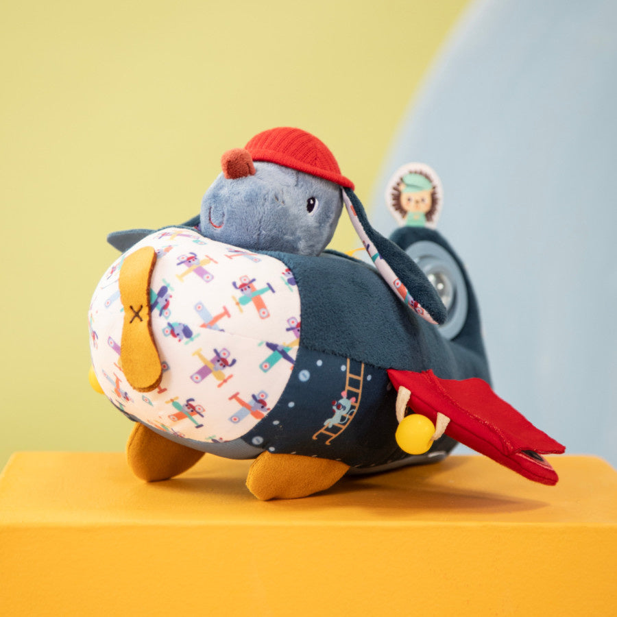 Lilliputiens | Jules de Hond Baby Vliegtuig Activiteiten Speelgoed