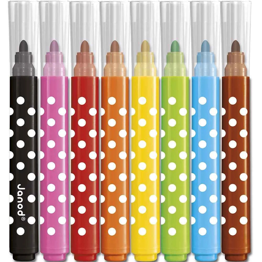 Janod | Jumbo Felt-Tip Pens x8