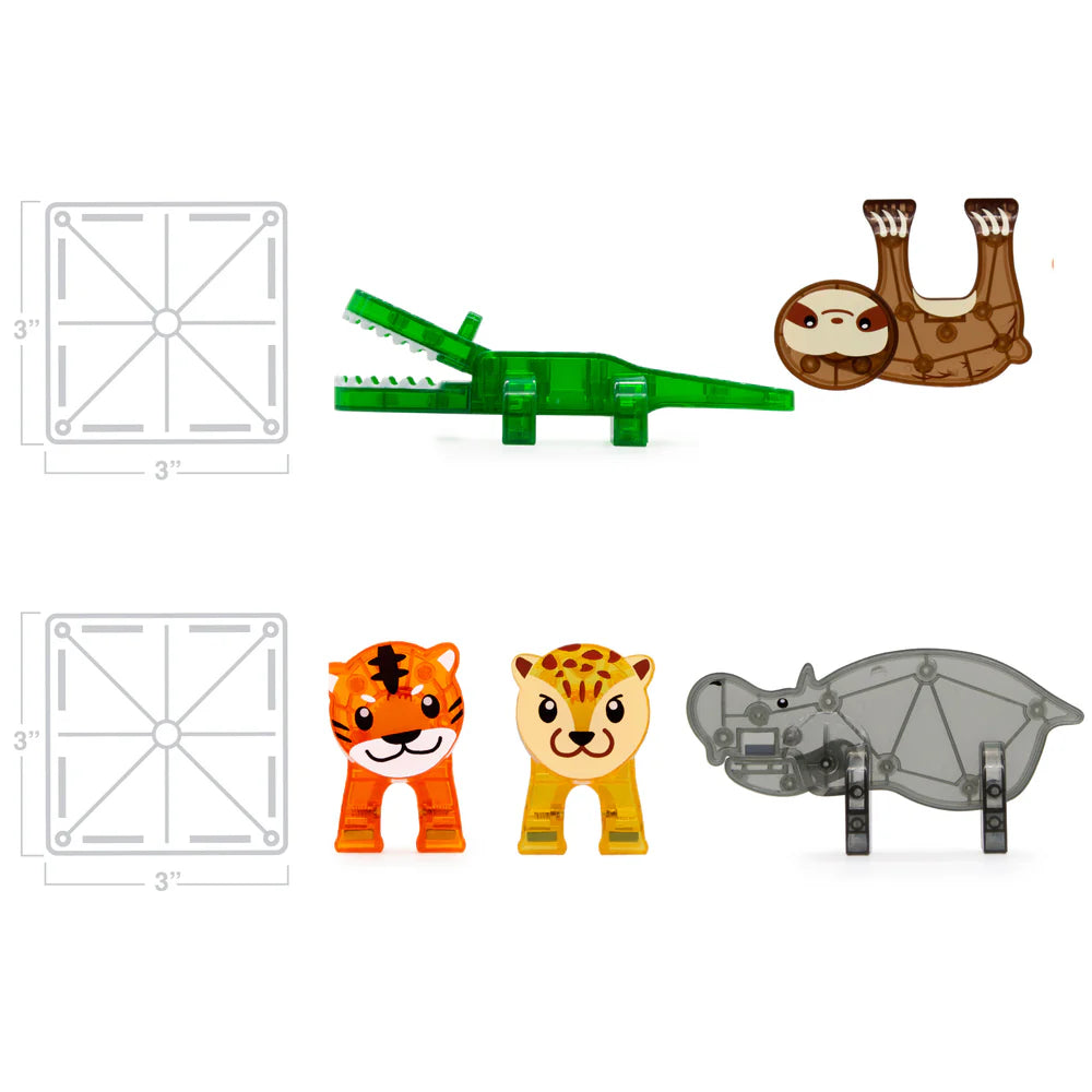 Magna-Tiles | Jungle Animals 25 Stuks Set