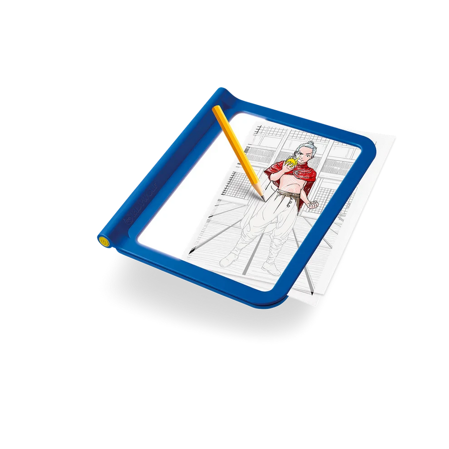 Kidywolf | Kidydraw - Pro VerlichtTekenbord Blauw  Manga