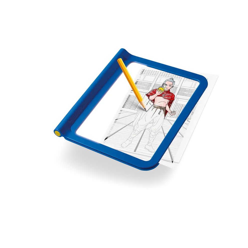 Kidywolf | Kidydraw - Pro VerlichtTekenbord Blauw  Manga