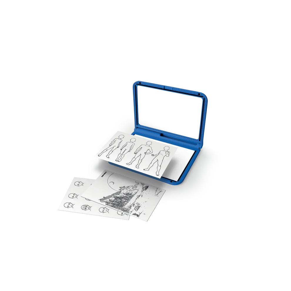 Kidywolf | Kidydraw - Pro VerlichtTekenbord Blauw  Manga