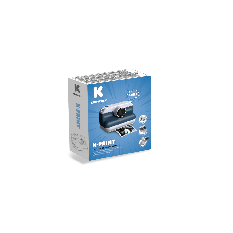 Kidywolf | K-Print Camera Met Thermische Printer Blauw