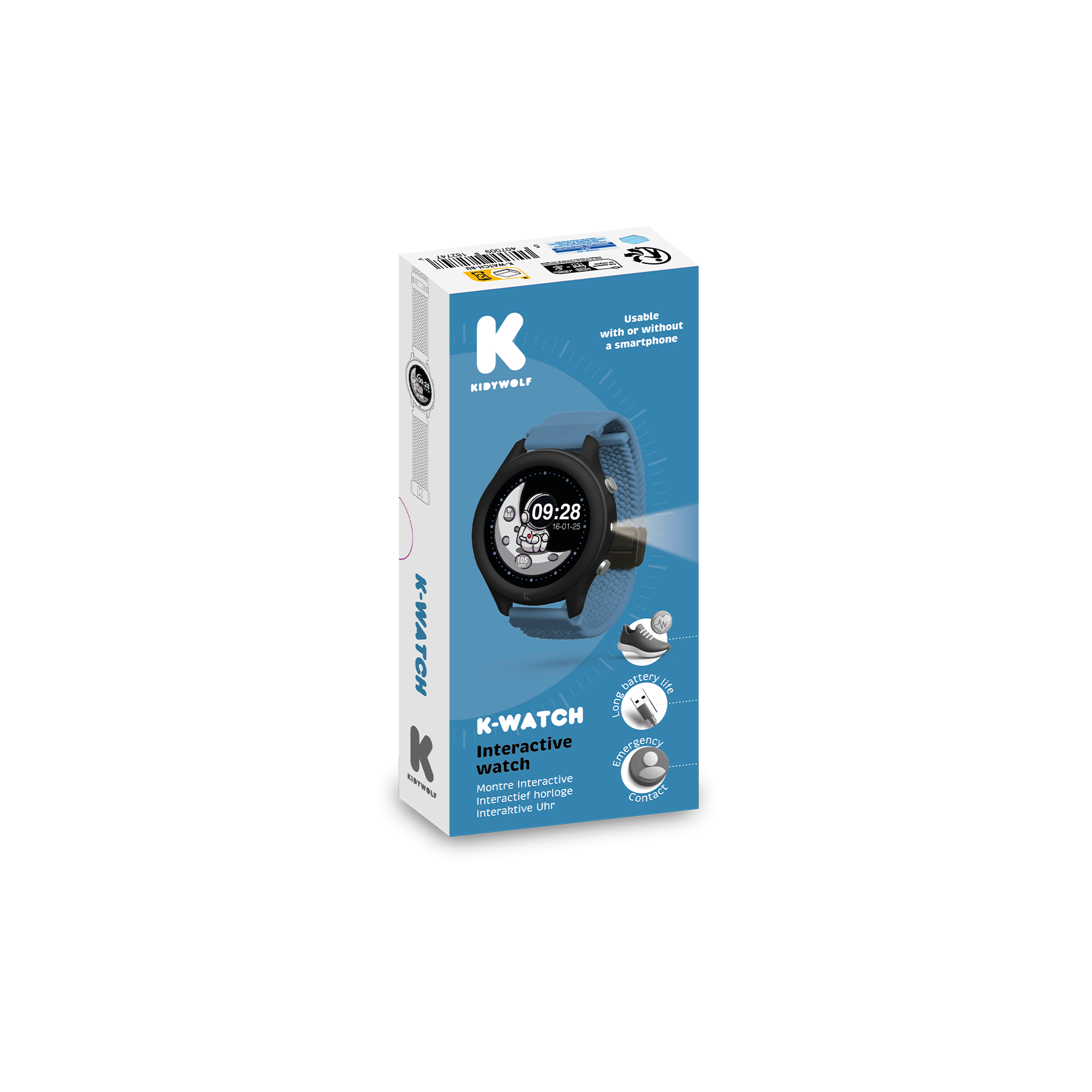 Kidywolf | K-WATCH Interactief Horloge Blauw