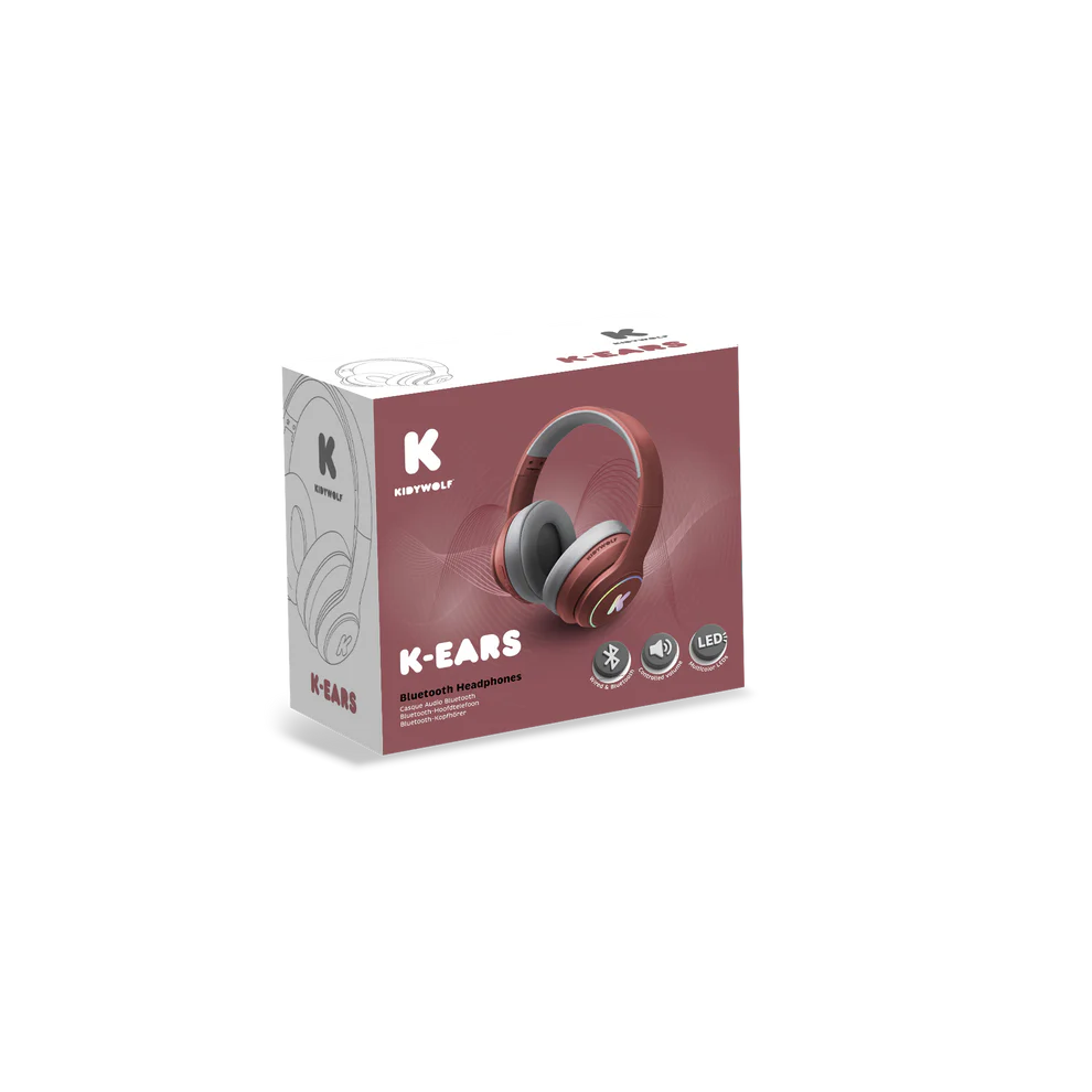 Kidywolf | K-ears Hoofdtelefoon Bordeaux
