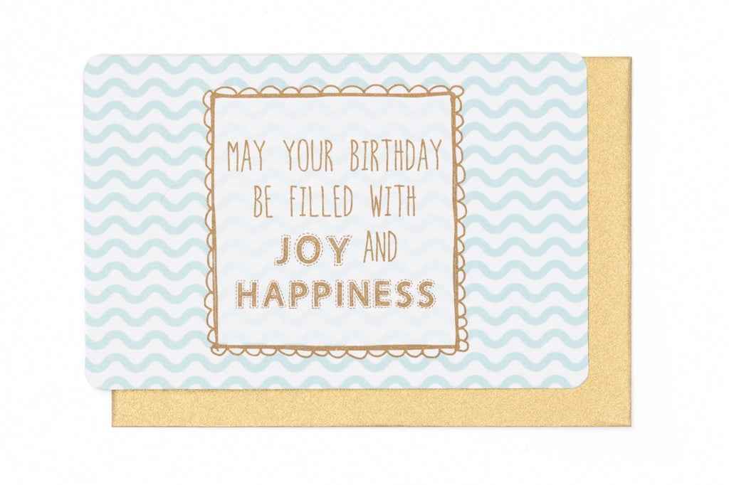 Kaart May your birthday be filled with you and happiness Enfant Terrible