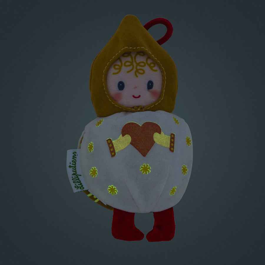 Lilliputiens | Christmas Decoration Mimmi Reversible Phosphorescent Fabric Elf