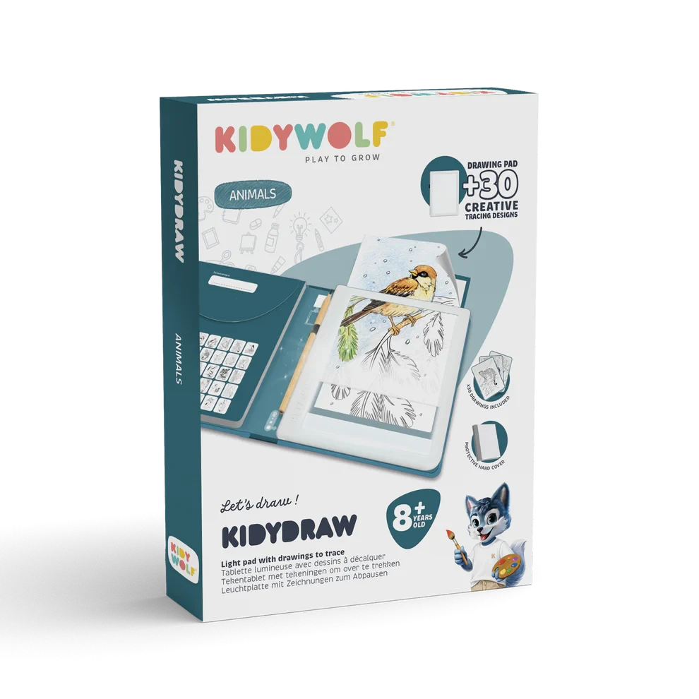 Kidywolf | Kidydraw Pad Animals 8Y+