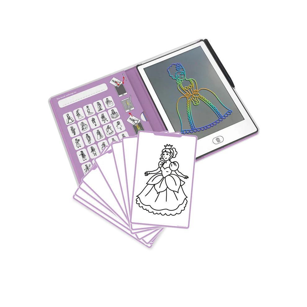 Kidywolf | Kidydraw - Mini Tekenbord Prinsessen