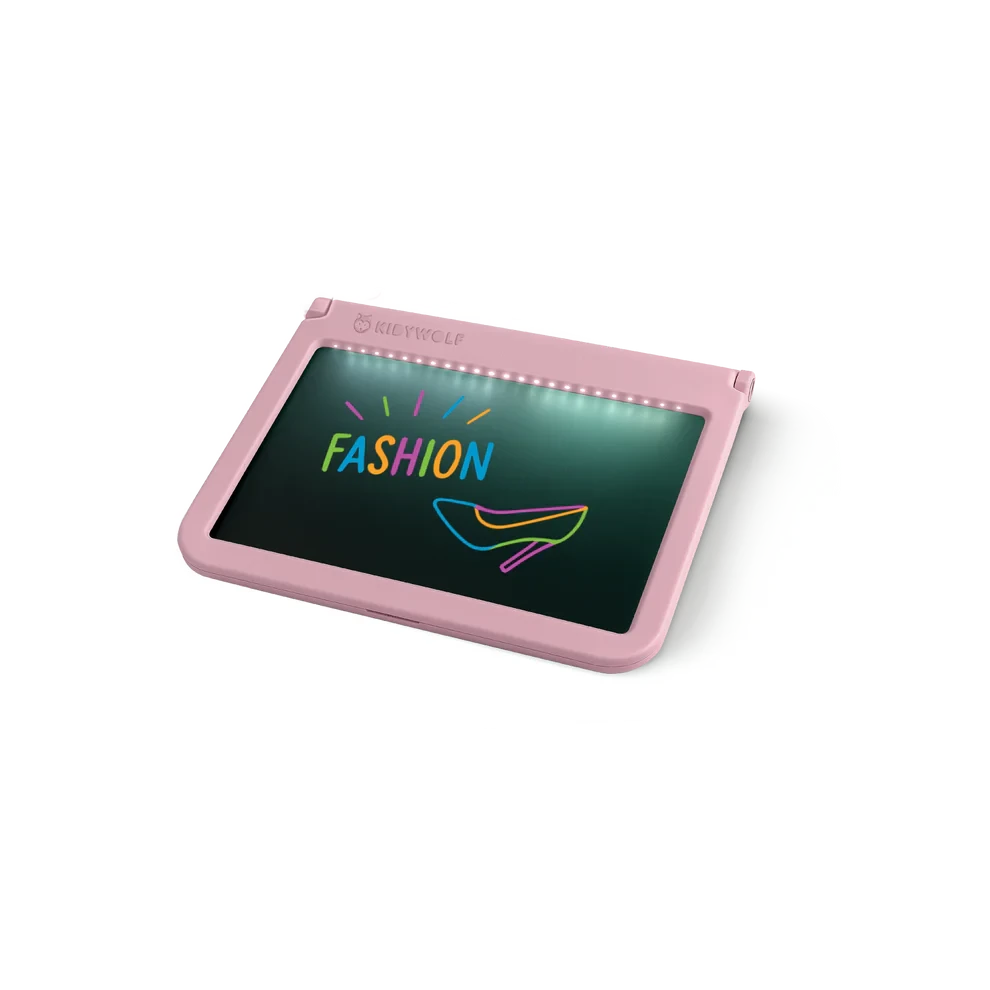 Kidywolf | Kidydraw - Pro Pink Light-Up Drawing Tablet Let's Draw Fashion