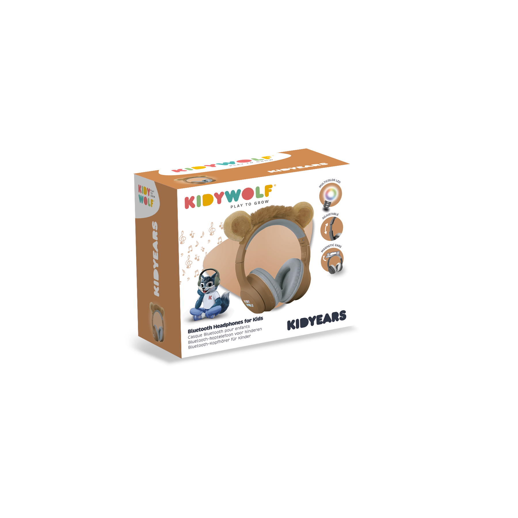 Kidywolf | Kidyyears Hoofdtelefoon Leeuw