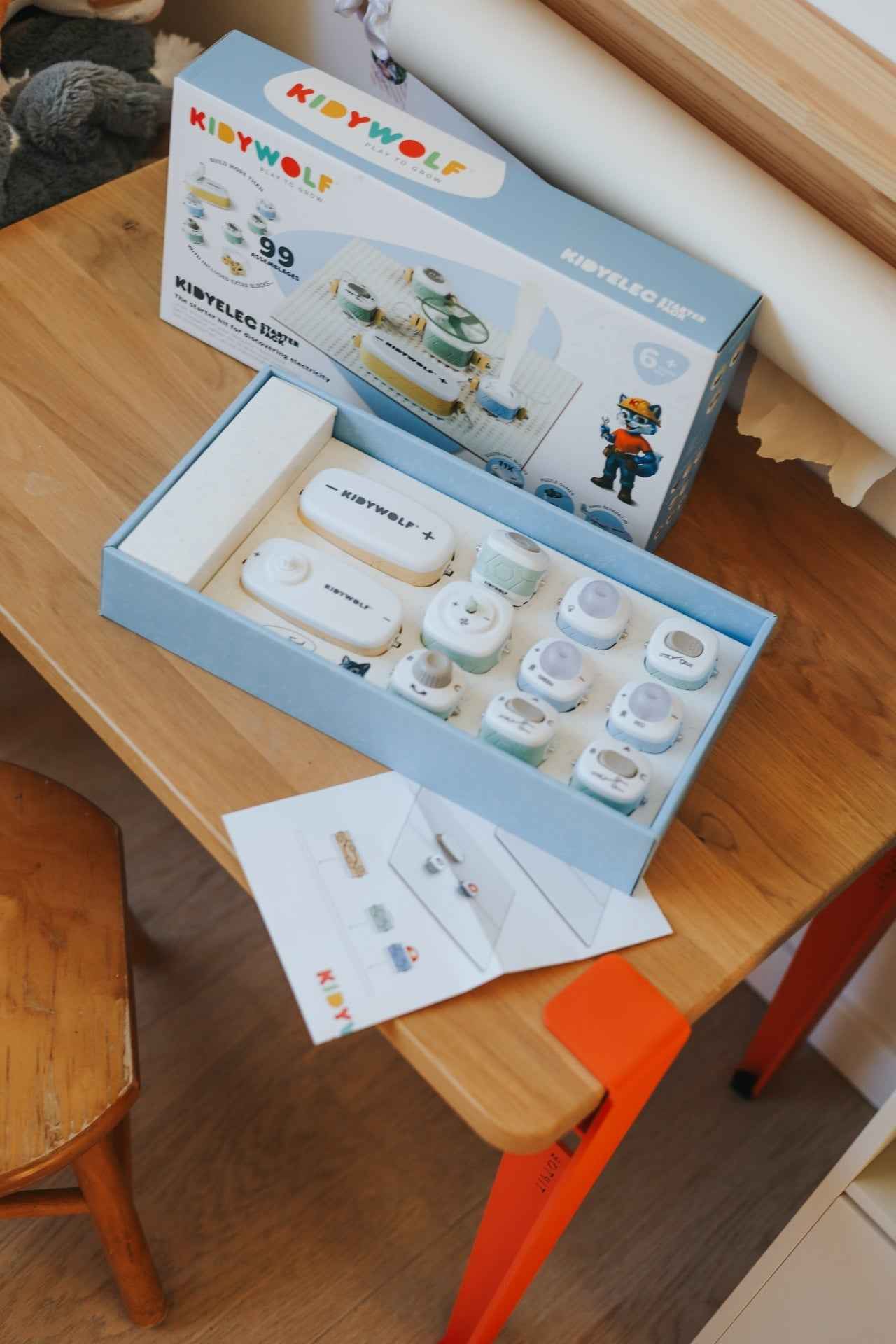 KidyWolf | Kidyelec-Starter Mijn Eerste Elektrische Set 11 Delig