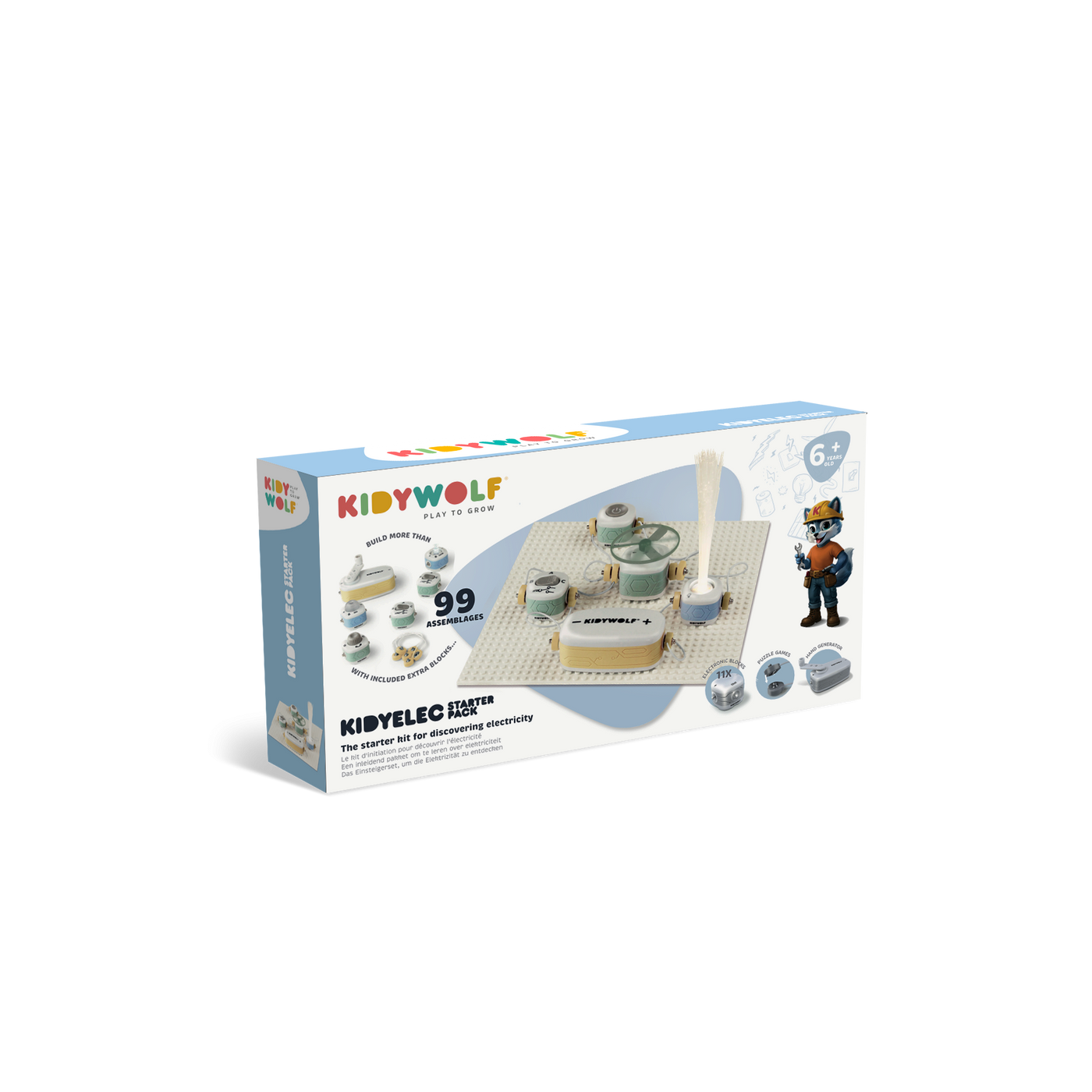 KidyWolf | Kidyelec-Starter Mijn Eerste Elektrische Set 11 Delig