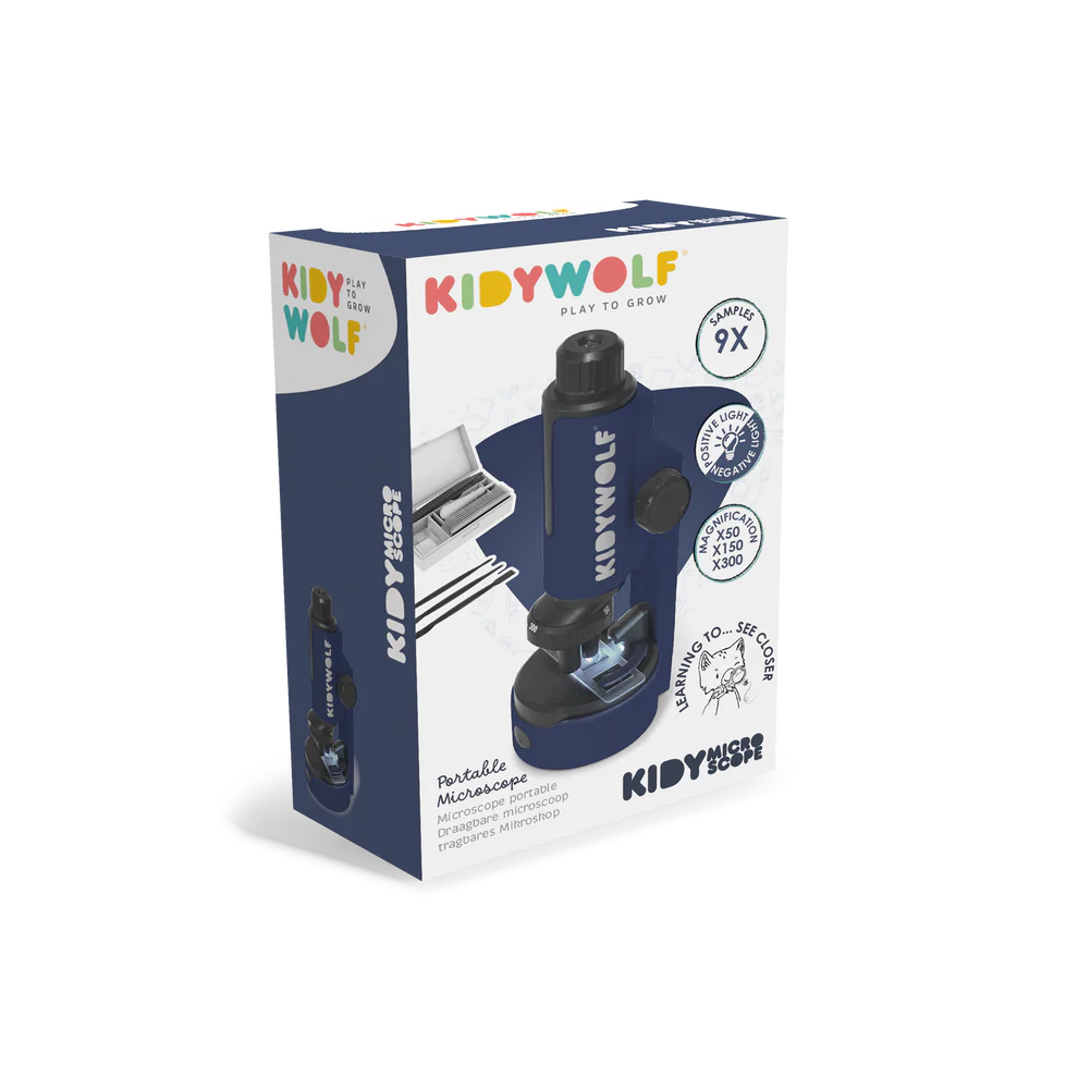 Kidywolf | Kidymicroscope Draagbare Microscoop Blauw
