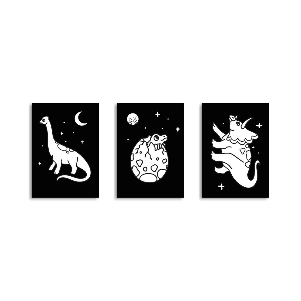Kidywolf | Kidyneon Kit Voor Lightgevende Wanddecoratie Dino