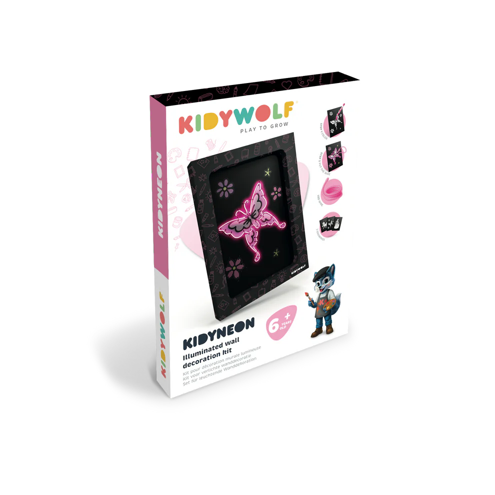 Kidywolf | Kidyneon Kit Voor Lightgevende Wanddecoratie Sprookjes