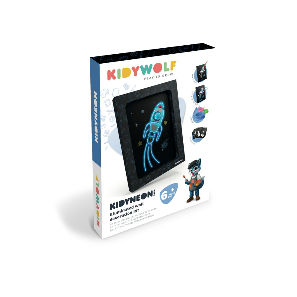 Kidywolf | Kidyneon Pack Kit Voor Lightgevende Wanddecoratie
