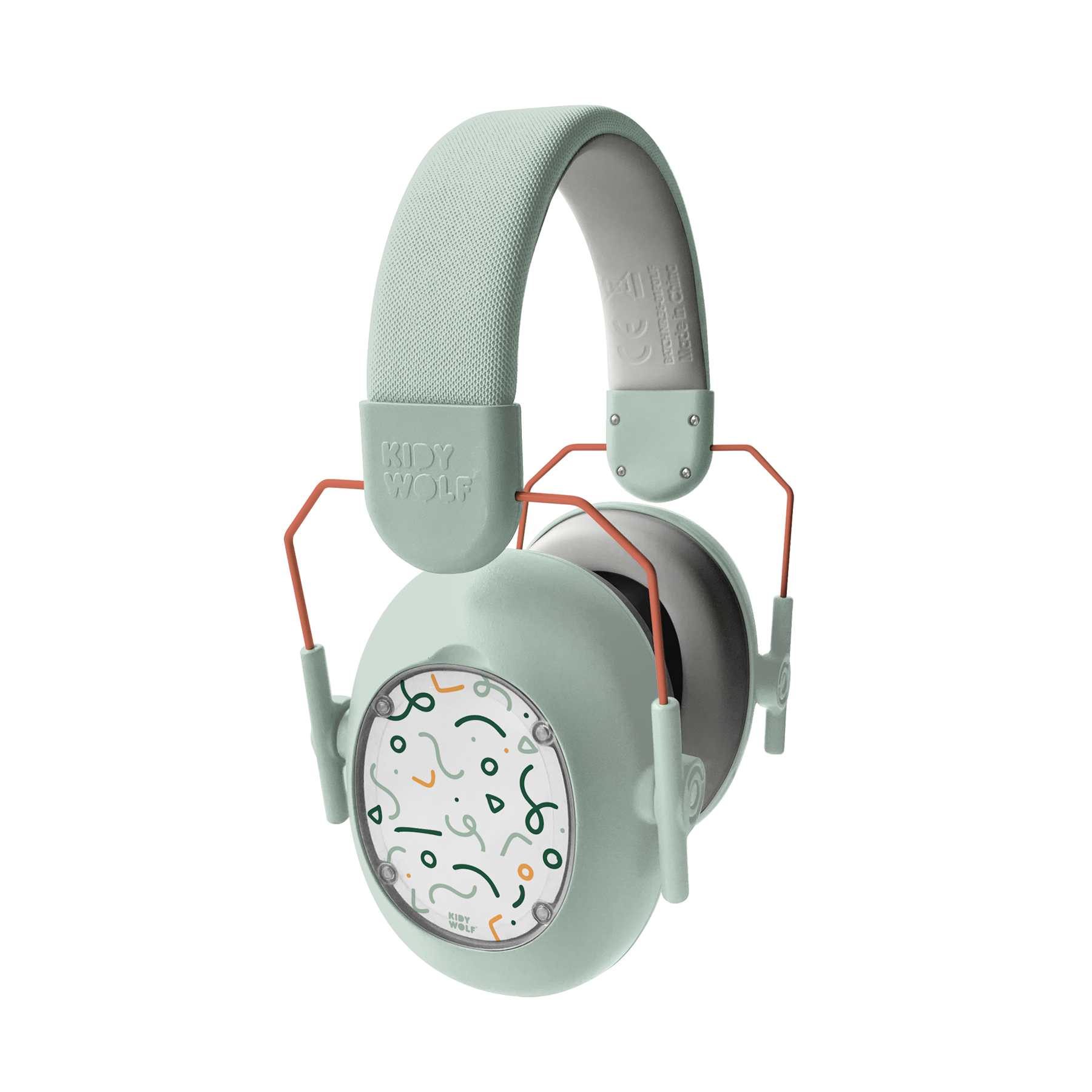 Kidywolf | Kidynoise Koptelefoons Met Ruisonderdrukking Groen