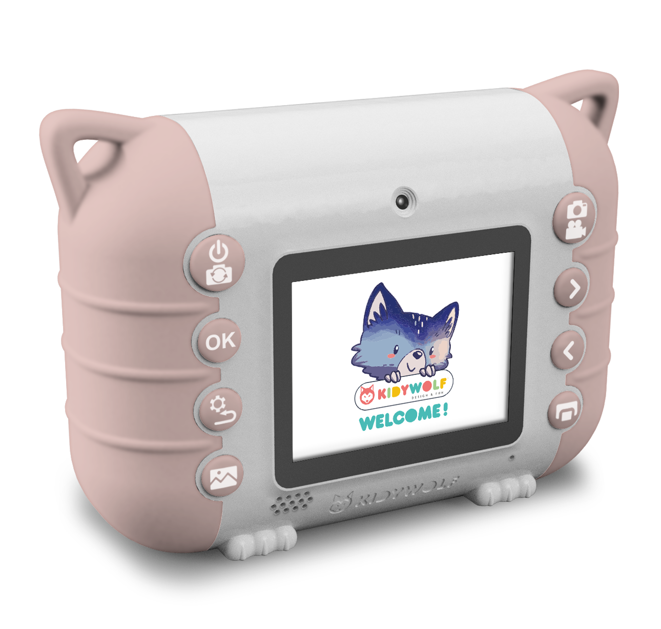 Kidywolf Kidyprint- camera thermal printer- Peach