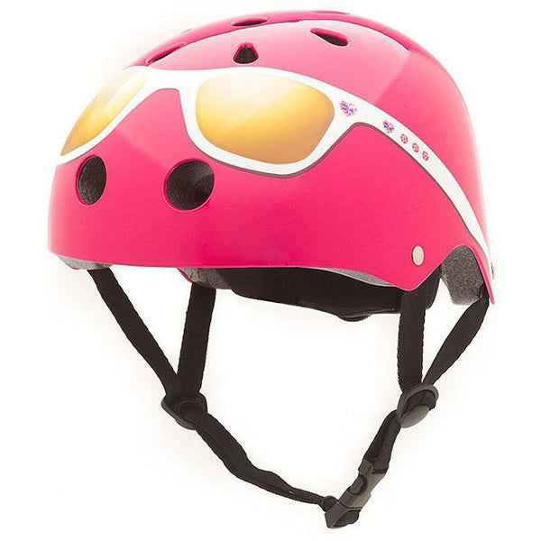 Kinderfietshelm - pink glasses - Coconuts helmets