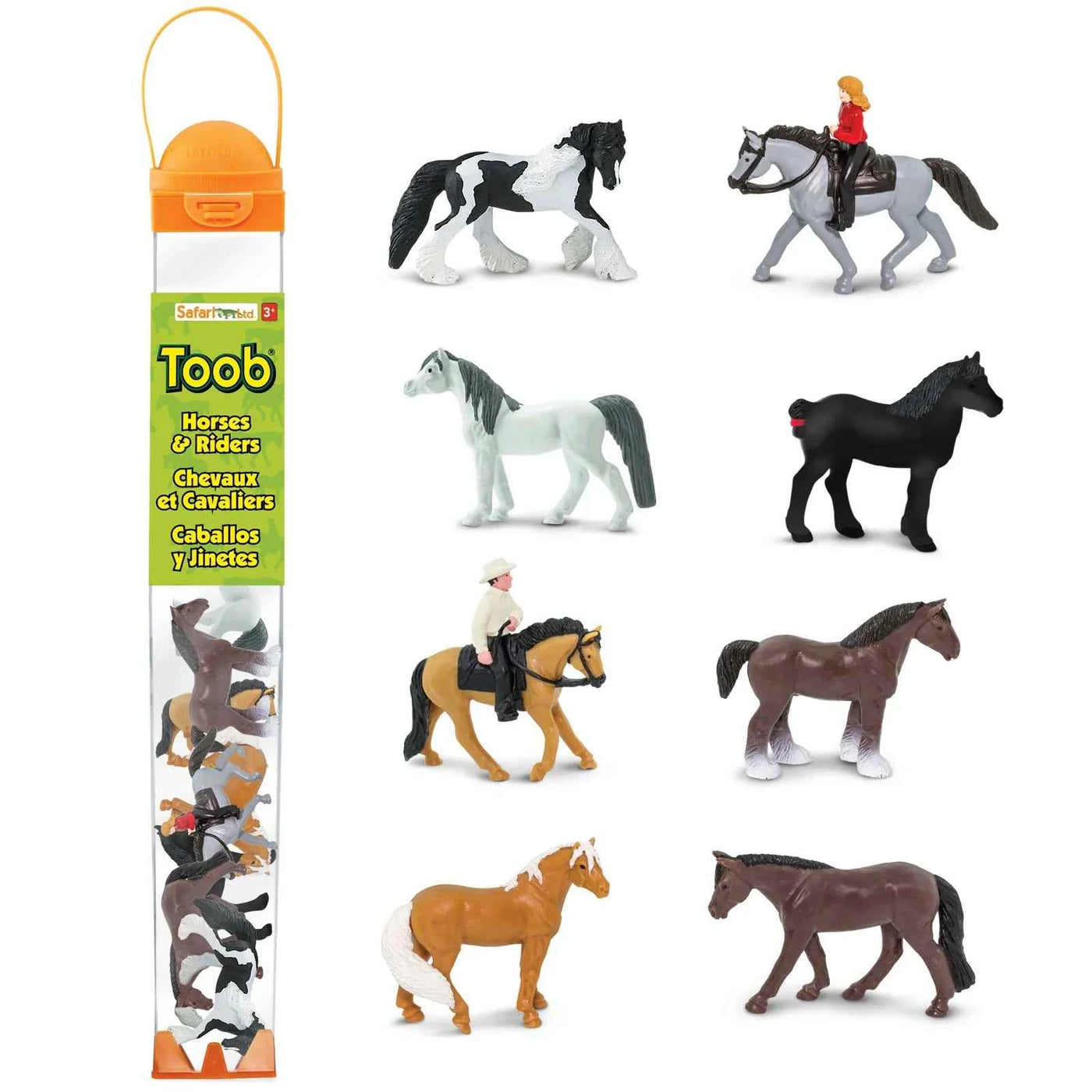 Safari Ltd. | Horse and Rider Toy Figures