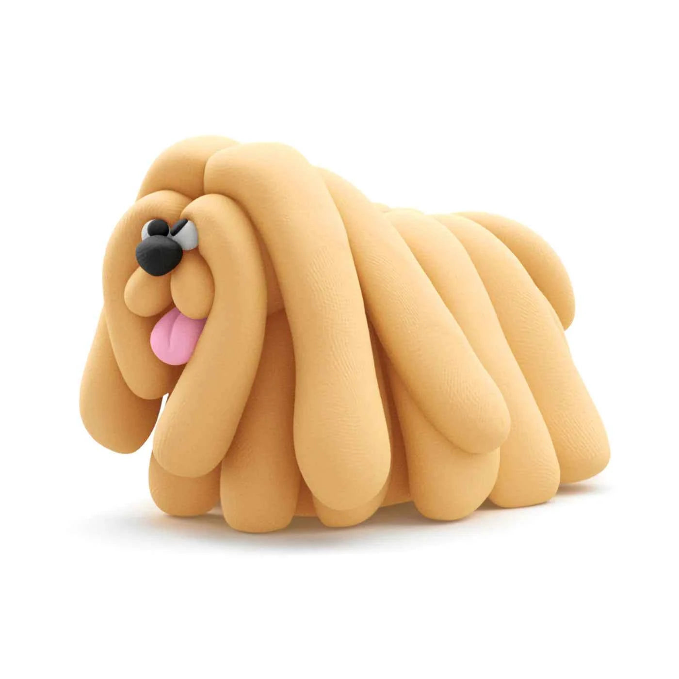Hey Clay | Sculpting Clay Dog Friends - Komondor Moody