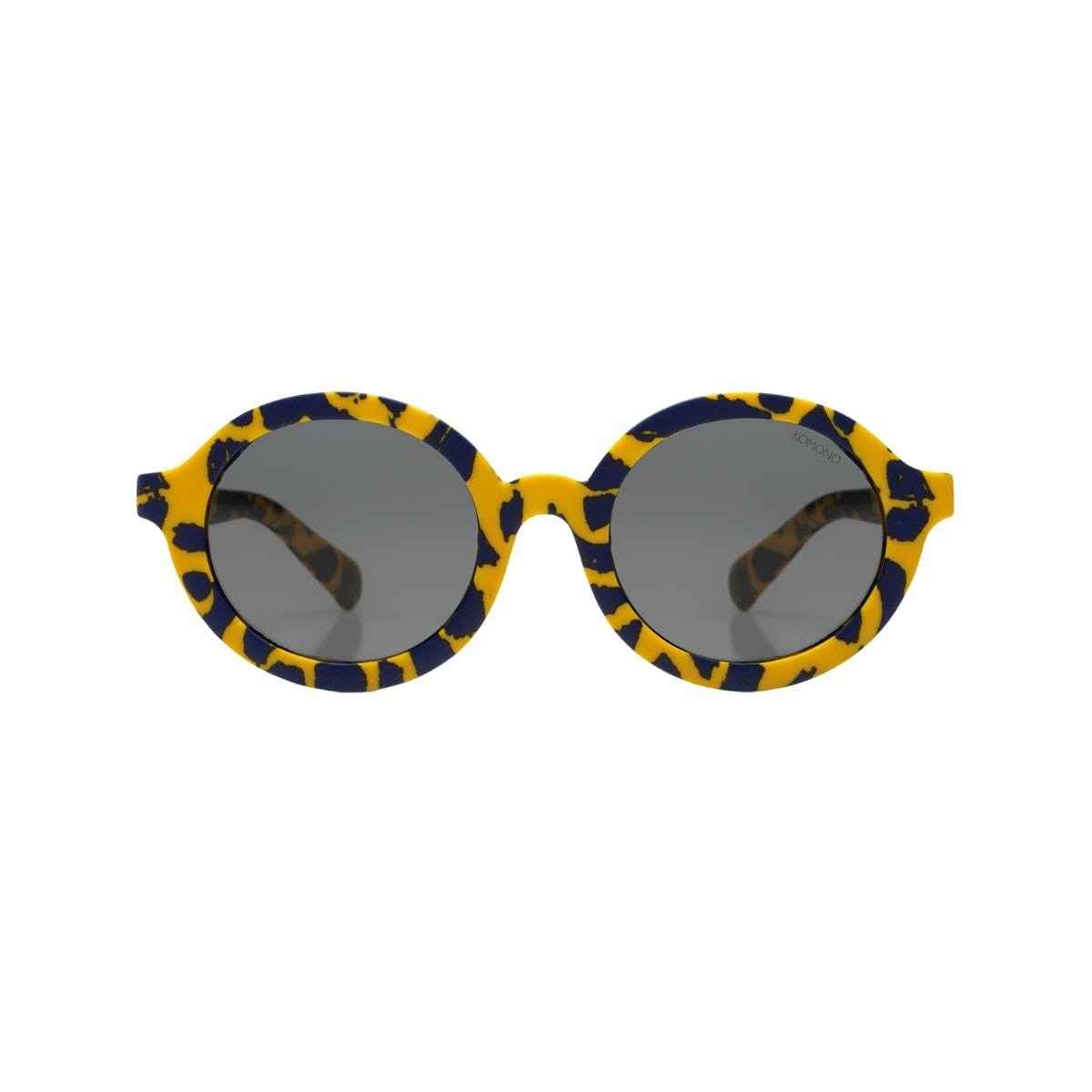 KOMONO SUNGLASSES KIDS 3-5Y - LOU - PATTERN - YELLOW BLUE