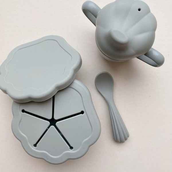Konges Slojd Shell Baby Feeding Set - Topanga Beach