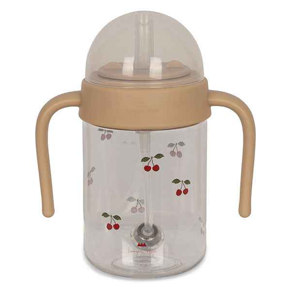 Konges Slojd drinking bottle with Cherry handle
