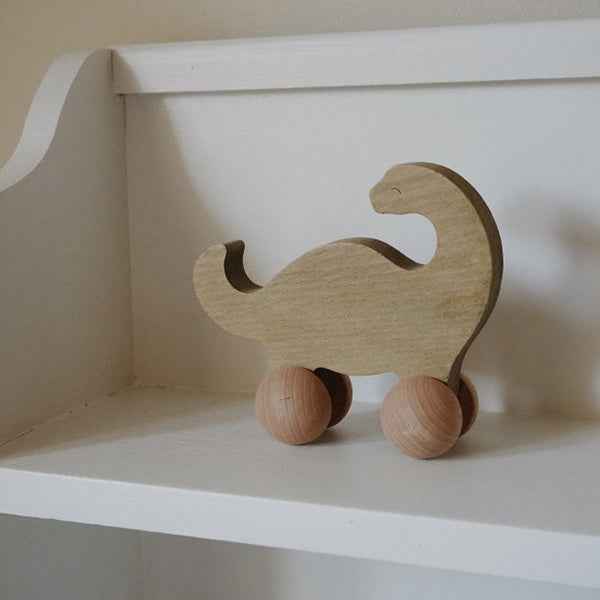 Konges Slojd Rolling Brachiosaurus - Push Toy