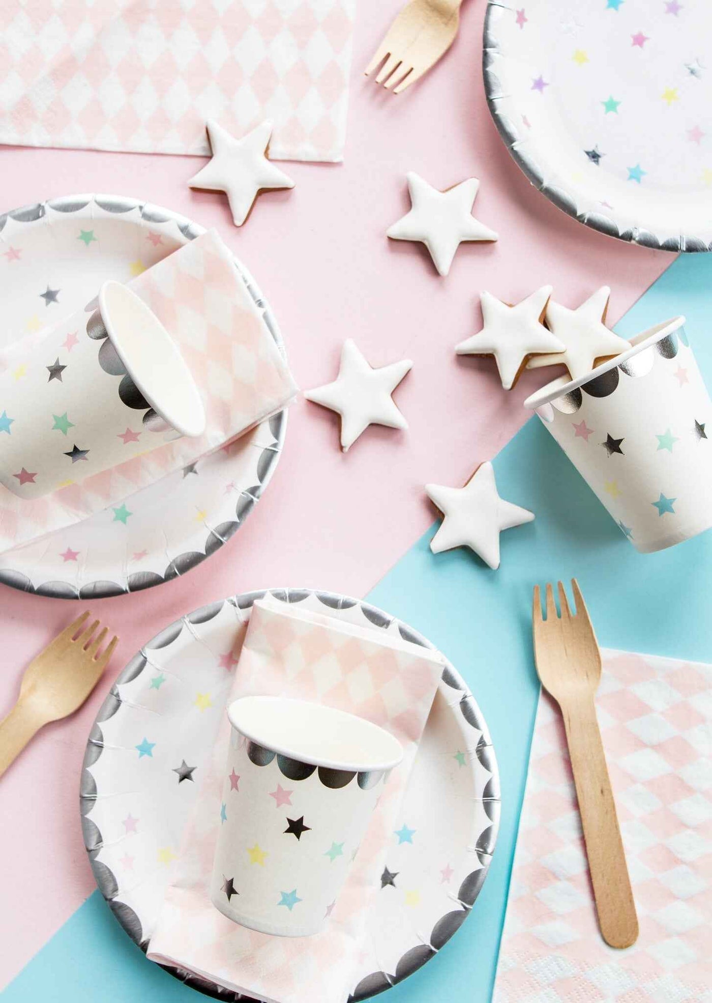 Party Deco Bekers Unicorn/Sterren
