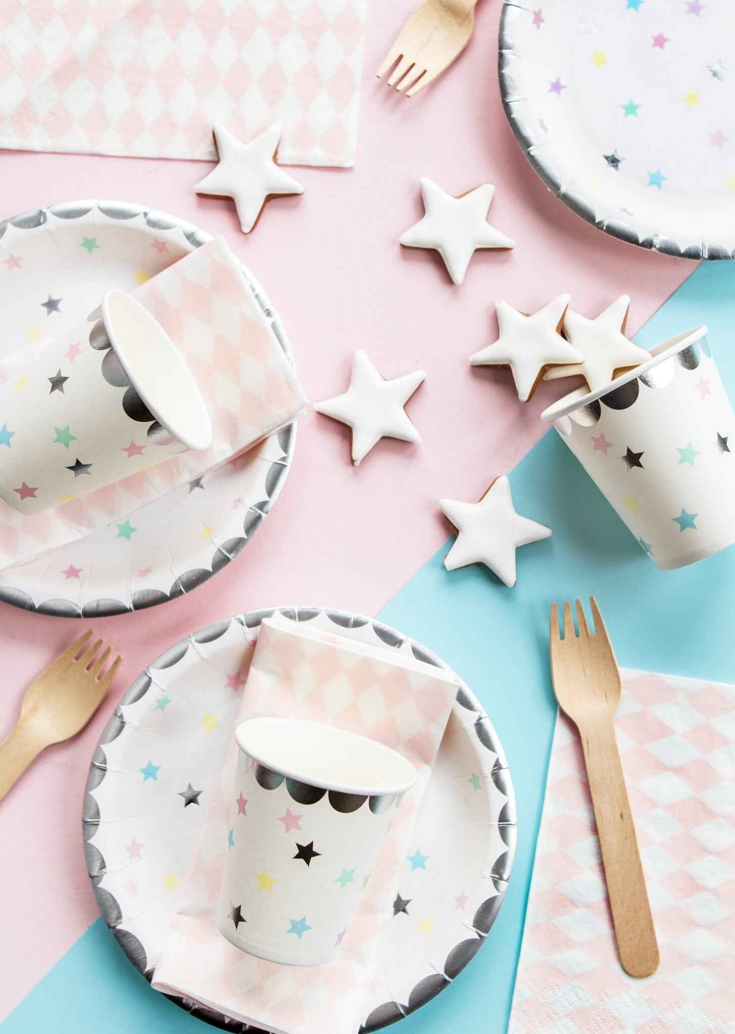 Party Deco Bekers Unicorn/Sterren