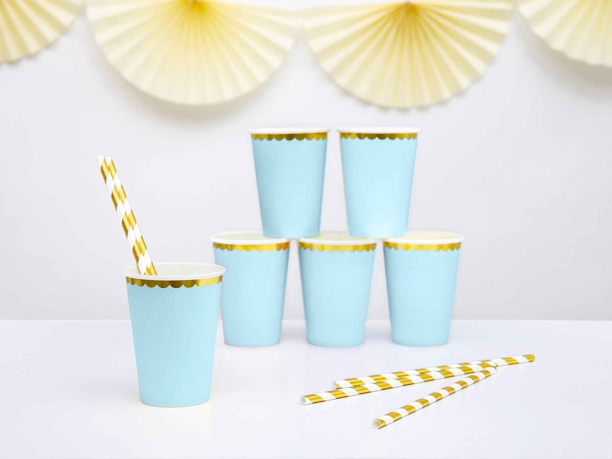 Party Deco Bekers - Lichtblauw