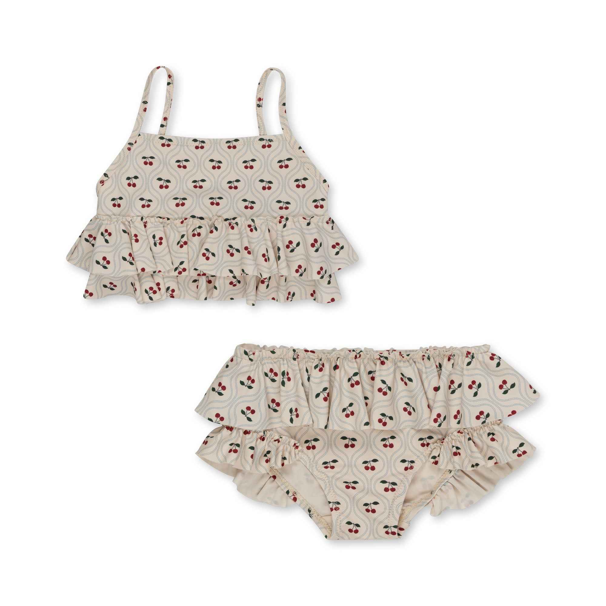 Konges Slojd Manuca Fringe Bikini - Cherry
