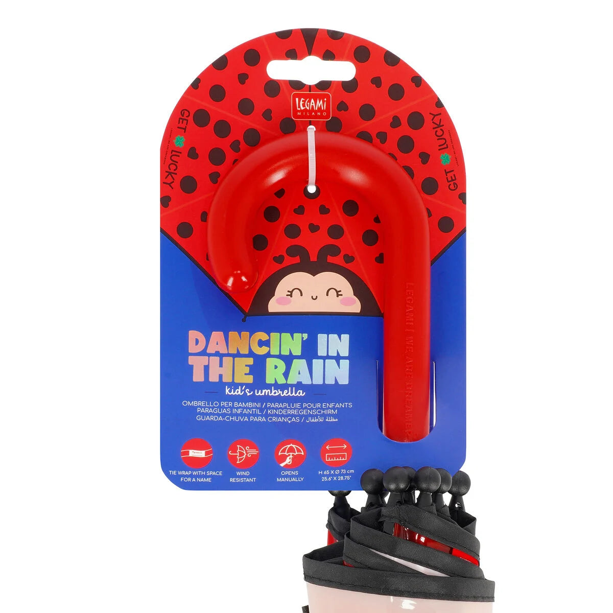 Legami Lieveheersbeestje Kinderparaplu - Dancinâ€™ in the Rain - foto 5
