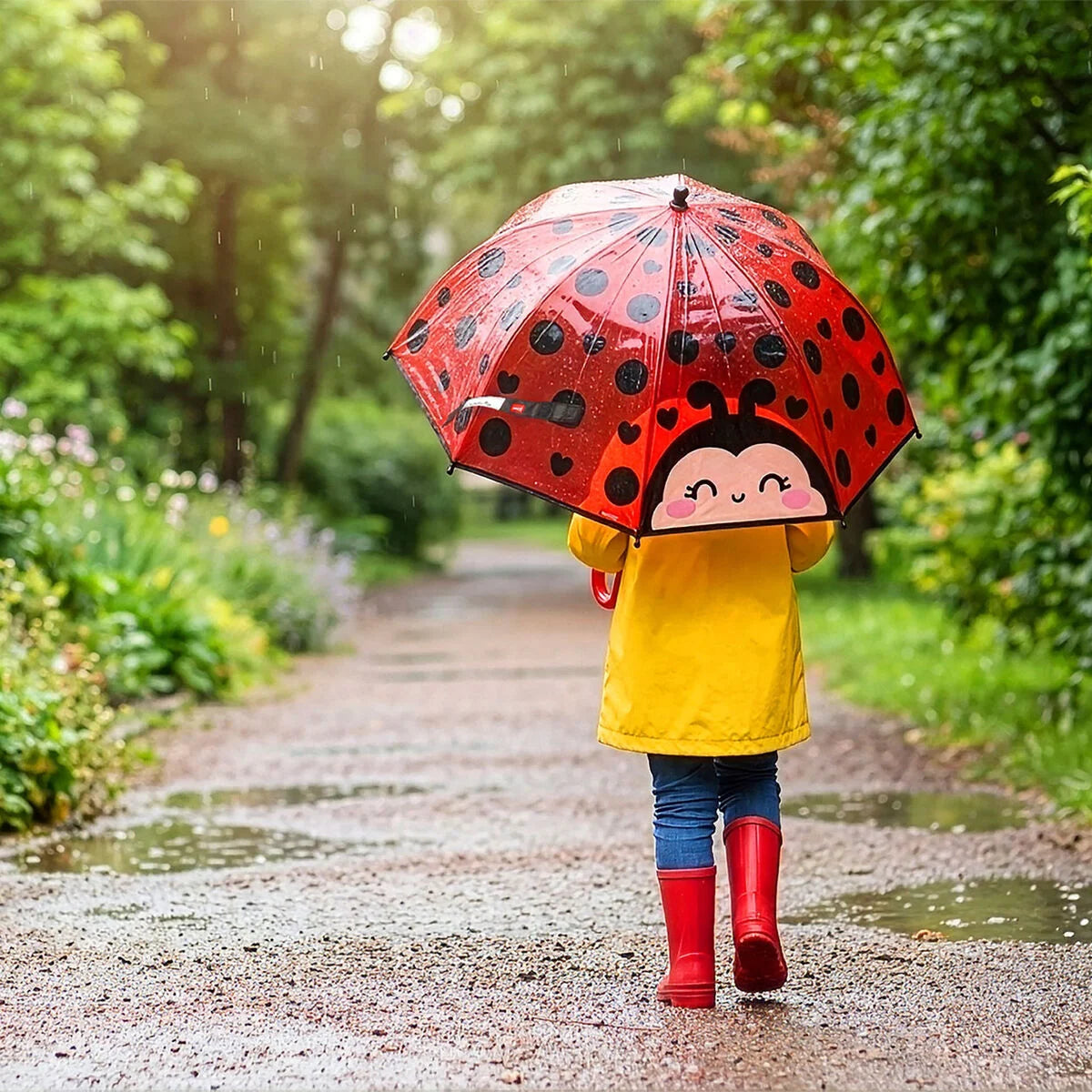Legami Lieveheersbeestje Kinderparaplu - Dancinâ€™ in the Rain - foto 6