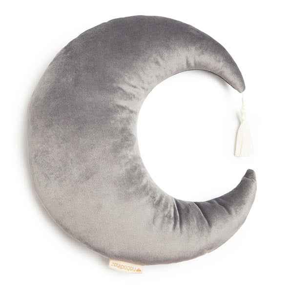 Cushion Pierrot Moon Slate Grey - Nobodinoz