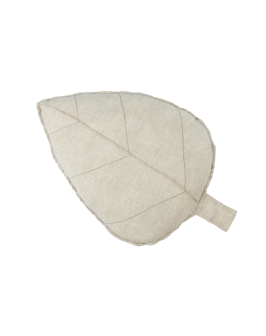 Nobodinoz Bladkussen French Linen Greige
