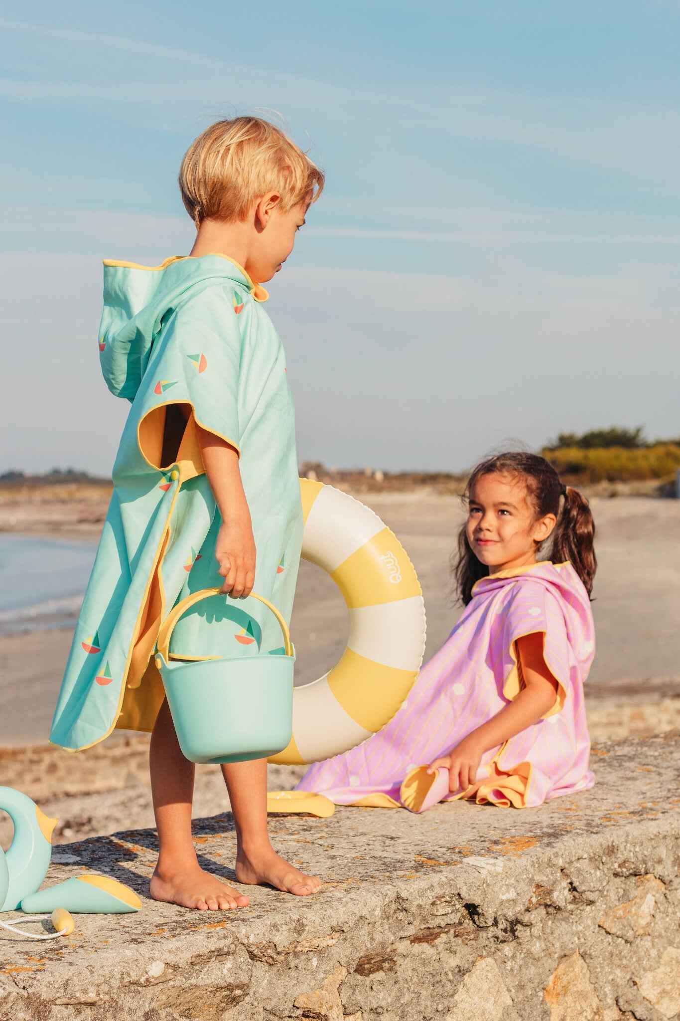 Quut | Poncho Banana Blue