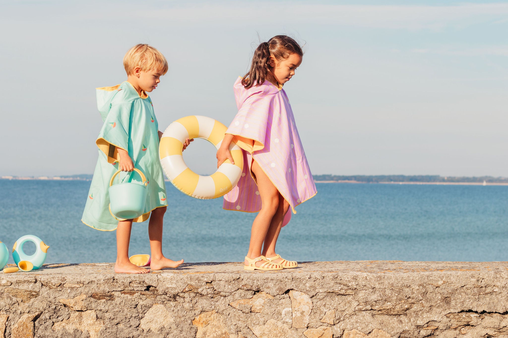 Quut | Poncho Banana Pink