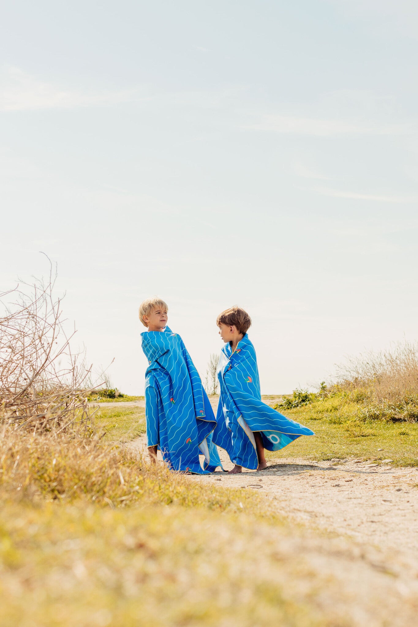 Quut | Speelhanddoek L (180 x 100cm) Lighthouse Blue