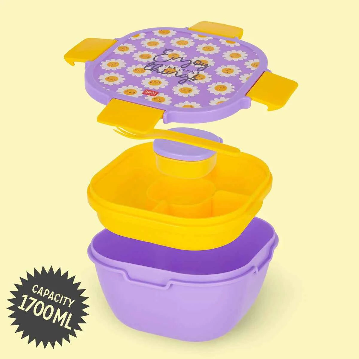 Legami | Lunch Box Daisy Rond 1700 ml
