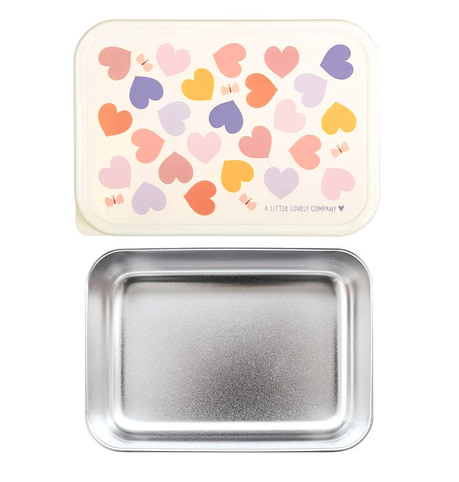 A Little Lovely Company | RVS Lunch Box Hartjes