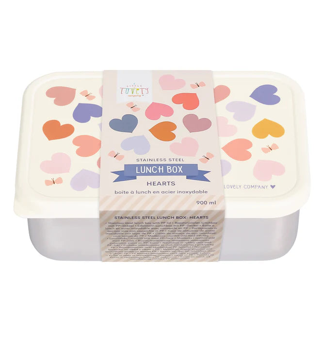 A Little Lovely Company | RVS Lunch Box Hartjes